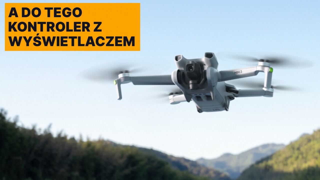 Amazon nokautuje konkurencję swoją nową promocją na DJI Mini 3 RC. Popularny dron z możliwością nagrywania filmów w 4K w historycznie niskiej cenie, źródło grafiki: DJI.
