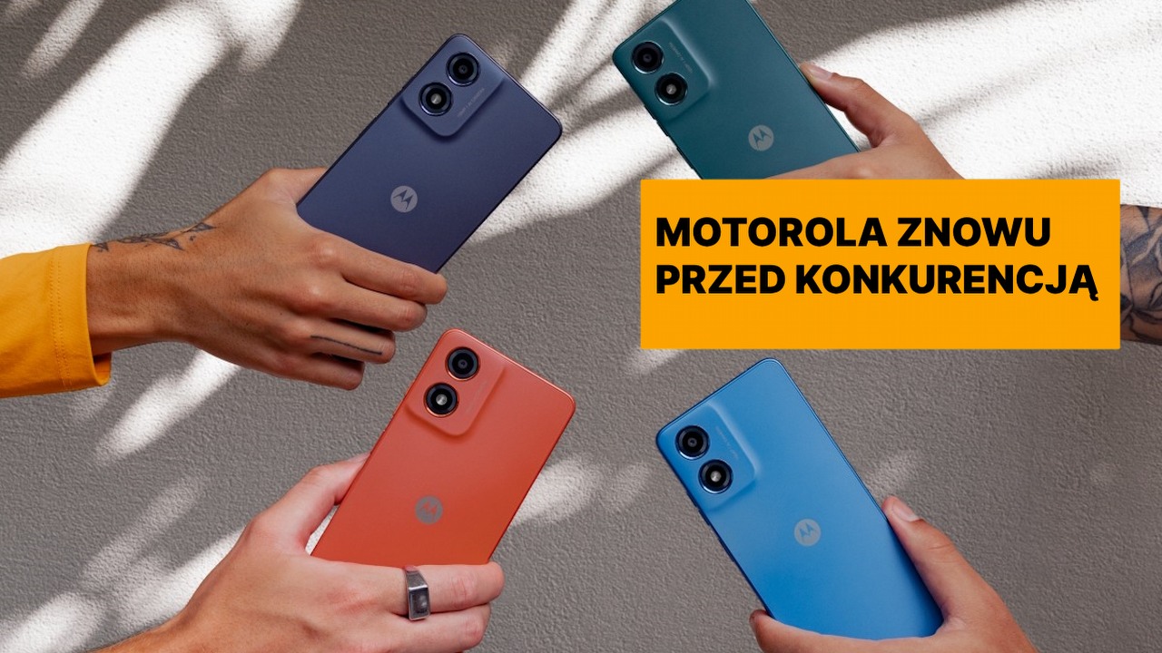 W tej cenie prawdopodobnie nie znajdziesz lepszego telefonu. Tania jak barszcz Motorola G04 z 8 GB RAM i baterią 5000 mAh to smartfon idealny dla oszczędnych, źródło grafiki: Motorola.