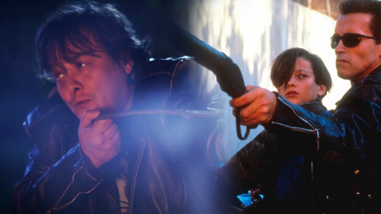 W 1991 roku wcielił się w postać młodego Johna Connora w filmie Terminator 2. Czym dziś zajmuje się Edward Furlong?, źródło grafiki: The Forest Hills, Scott Goldberg, 2023 / Terminator 2: Dzień sądu, James Cameron, Tri-Star Pictures 1991.