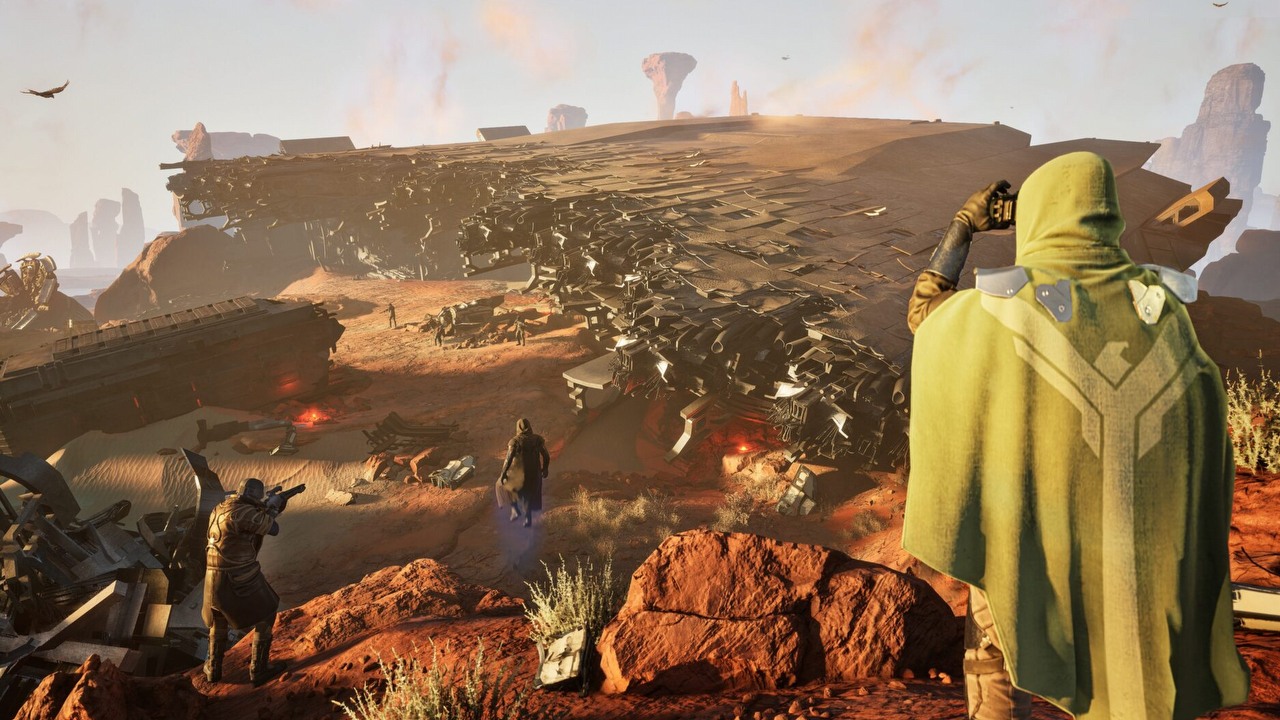 Osadzona w uniwersum Diuny gra survivalowa z otwartym światem zachwyca na nowych ujęciach. Reżyser wyjaśnia, co czyni Dune: Awakening produkcją MMO, źródło grafiki: Funcom.