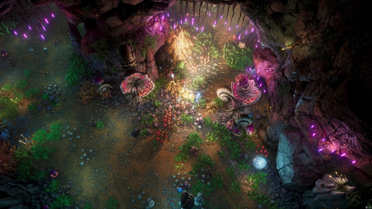 Polskie RPG akcji z 90% pozytywnych recenzji na Steam kusi ogromem nowej, darmowej zawartości i rekordową promocją. The Riftbreaker otrzymało DLC Heart of the Swamp, źródło grafiki: EXOR Studios.