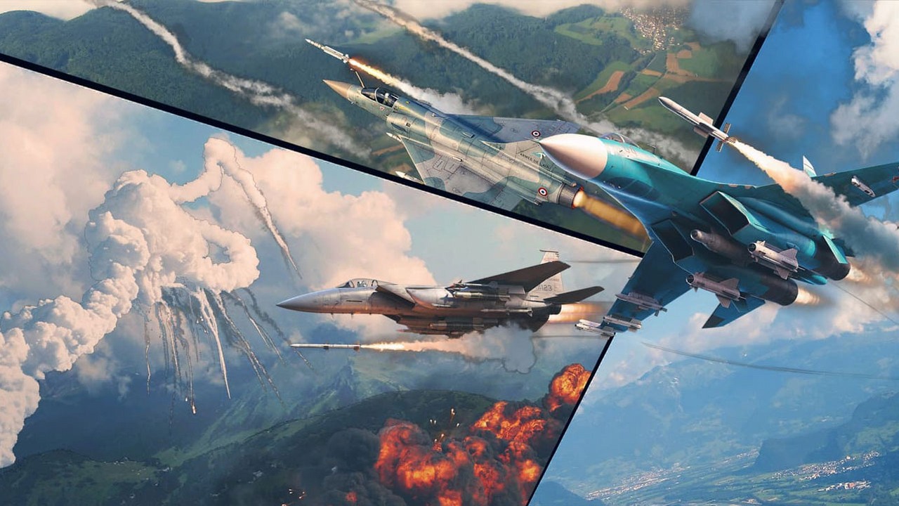 Twórcy War Thunder przeprosili za wykorzystanie amerykańskiej katastrofy na grafice, źródło grafiki: Gaijin. Po lewej stronie artworka możecie zobaczyć dym, który wywołał wszystkie te kontrowersje..