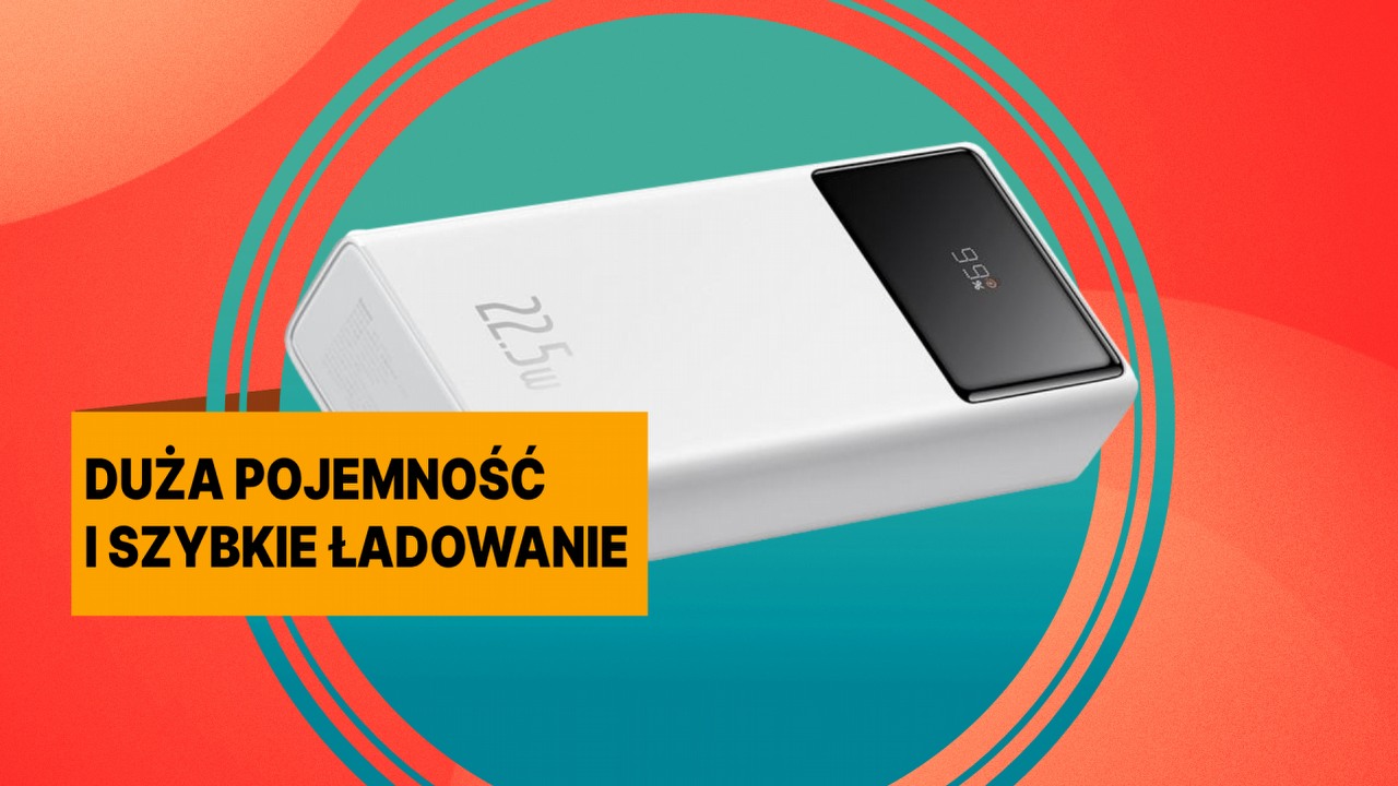 Jeden z najpopularniejszych powerbanków w cenie, która rozkłada konkurencję na łopatki. Baseus Star-Lord o pojemności 20000 mAh może być Twoim największym przyjacielem w trakcie trwających wakacji, źródło grafiki: Baseus.