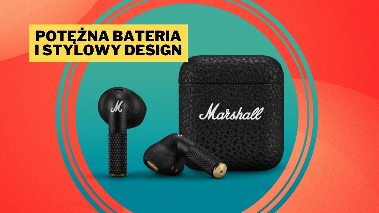 Najpiękniejsze słuchawki na świecie w zaskakująco niskiej cenie. Marshall Minor 4 to alternatywa dla nudnych Apple AirPods, źródło grafiki: Marshall.