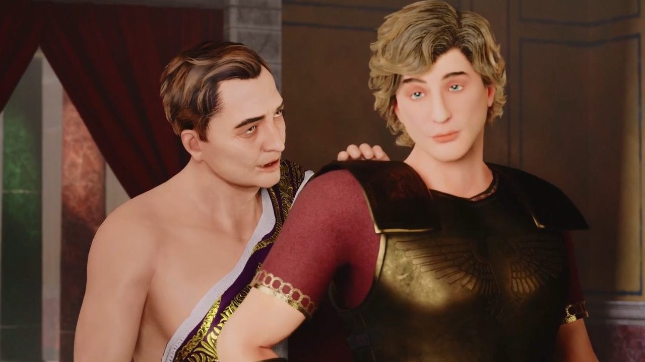 Polska animacja Quo Vadis. Miecz Miłości wzbudza poruszenie w sieci. Plakat i zwiastun wyglądają jak z gry przygodowej z 2000 roku, źródło grafiki: Quo Vadis. Miecz Miłości, Anira Wojan, Roy Sukankan, Rafael Film, 2024.