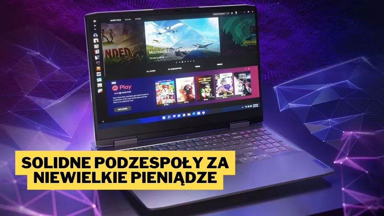 Rekordowa promocja Media Markt czyni ten laptop jedną z najlepszych opcji dla graczy na rynku! Lenovo LOQ z RTX 4050, 16 GB RAM i 144 Hz może mieć „branie” jak lody w trakcie wakacji, źródło grafiki: Lenovo.