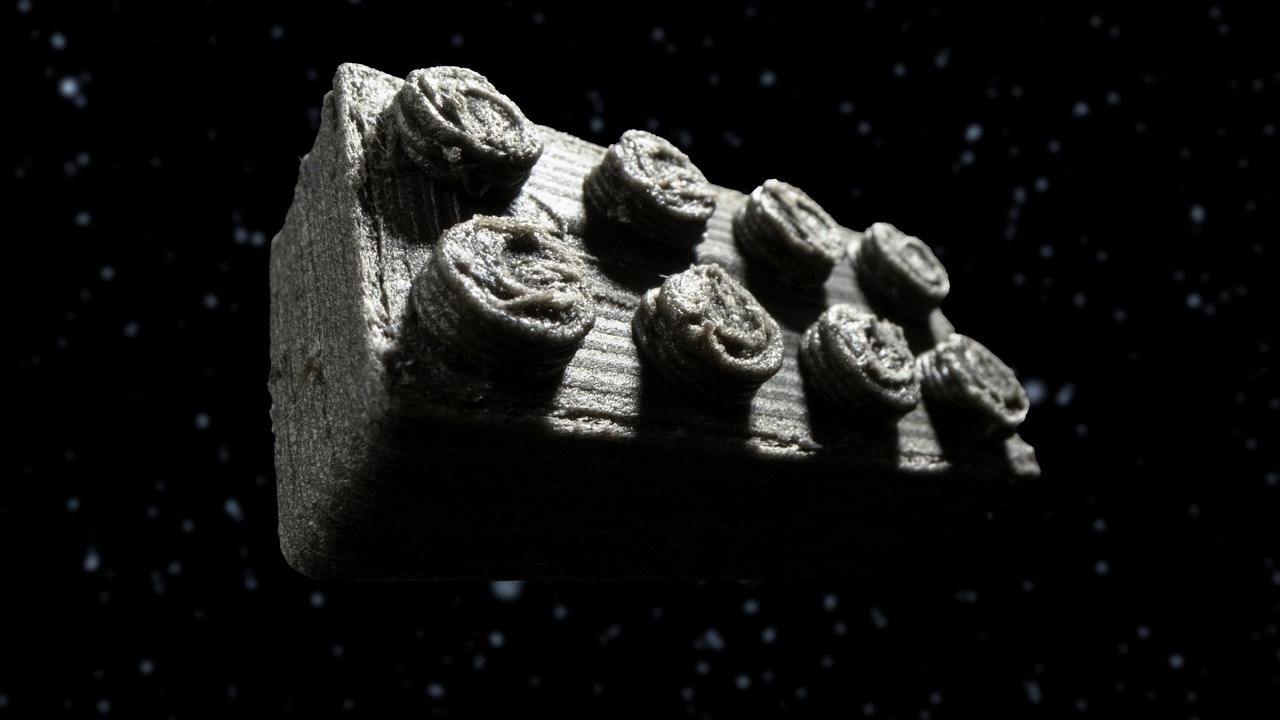 Bazę na Księżycu możemy zbudować z klocków inspirowanych LEGO. Pierwsze efekty nietypowego pomysłu wyglądają obiecująco, źródło grafiki: ESA.