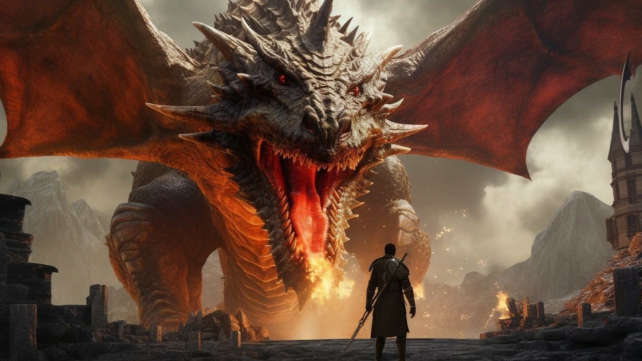 Dragon's Dogma 2 w promocji i z wersją demo, którą można testować przez krótki czas, źródło grafiki: Capcom..