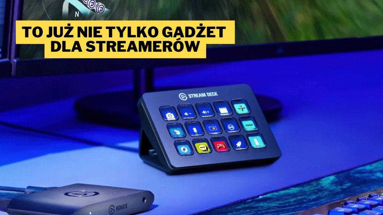 Raz go wypróbujesz i już nie będziesz mógł bez niego żyć. Stream Deck od Elgato to aż 15 programowalnych przycisków LCD, które wykonają za Ciebie niemal każde zadanie na komputerze, źródło grafiki: Elgato.