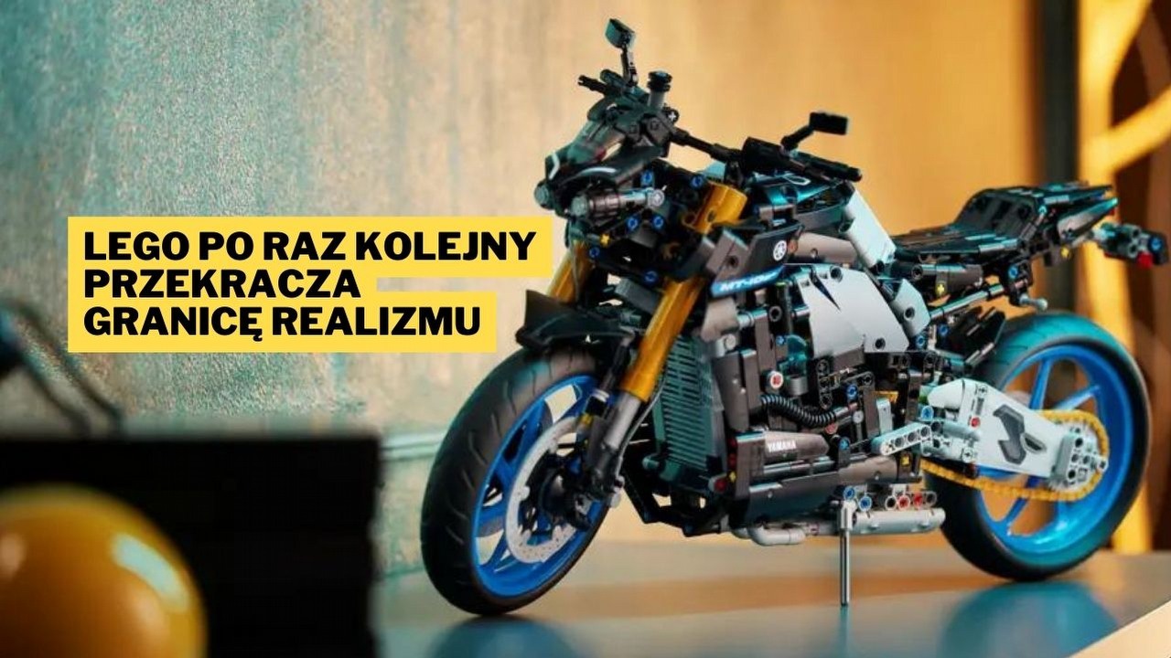 Amazon zaserwował fanom motocykli szalenie dobrą ofertę na zestaw LEGO Yamaha MT-10 SP. Ten potężny model w skali 1:5 to spełnienie marzeń niejednego miłośnika jednośladów, źródło grafiki: Materiały promocyjne, LEGO.pl.