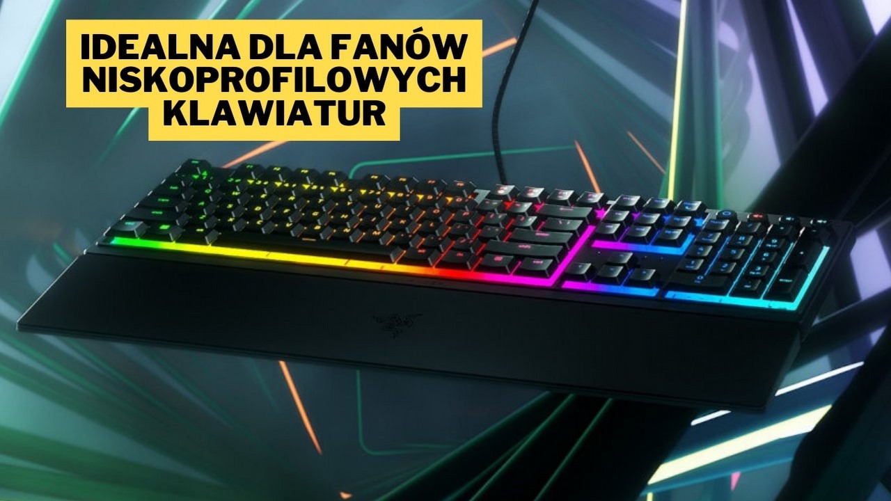 Warto było czekać na taką promocję. Mechaniczno-membranowa klawiatura Razer Ornata V3 to sprzęt, który idealnie sprawdza się zarówno podczas grania, jak i pracy, źródło grafiki: Razer.