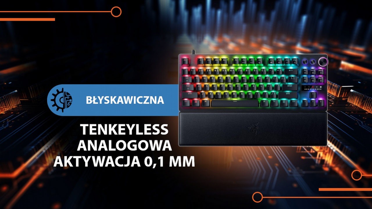 Ta klawiatura jest tak szybka, że niemal wyprzedza myśli gracza. Odkryj magię analogowych przełączników.