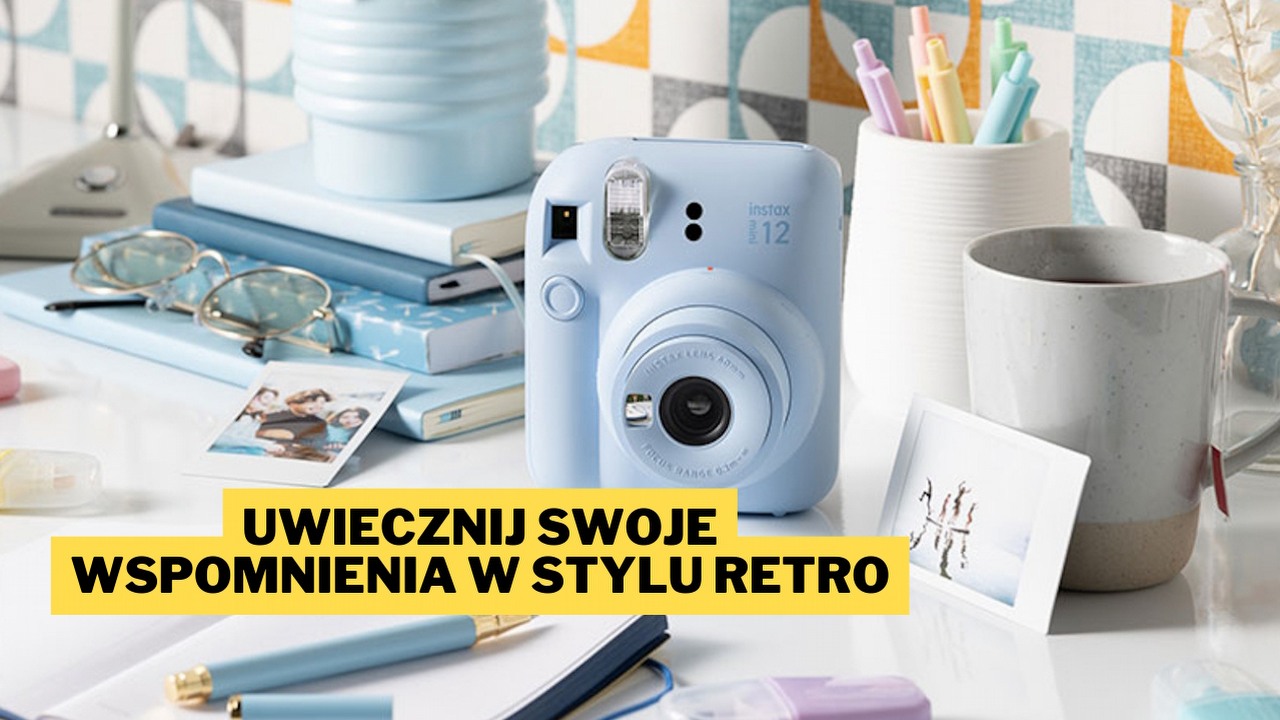 Idealna promocja nie istnieje? Spójrz na cenę aparatu Instax mini 12. Gdyby nie to, że mam już inny model Fujifilm, to nie wahałbym ani chwili, źródło grafiki: Fujifilm.