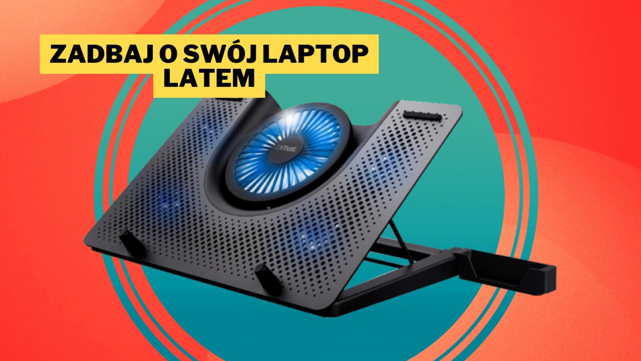 Amazon po raz kolejny udowodnił, że wie, jak robić promocje. Podstawka chłodząca Trust da Twojemu laptopowi nieco wytchnienia podczas wakacyjnych upałów, źródło grafiki: Amazon.