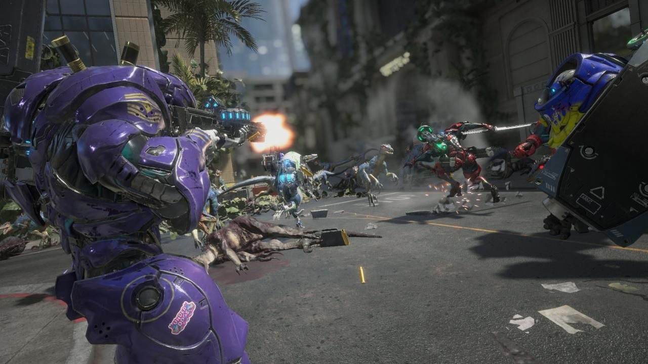 Po ledwie roku Capcom wstrzymuje rozwój swojej strzelanki z elementami gry-usługi Exoprimal, źródło grafiki: https://info.exoprimal.com/en/.