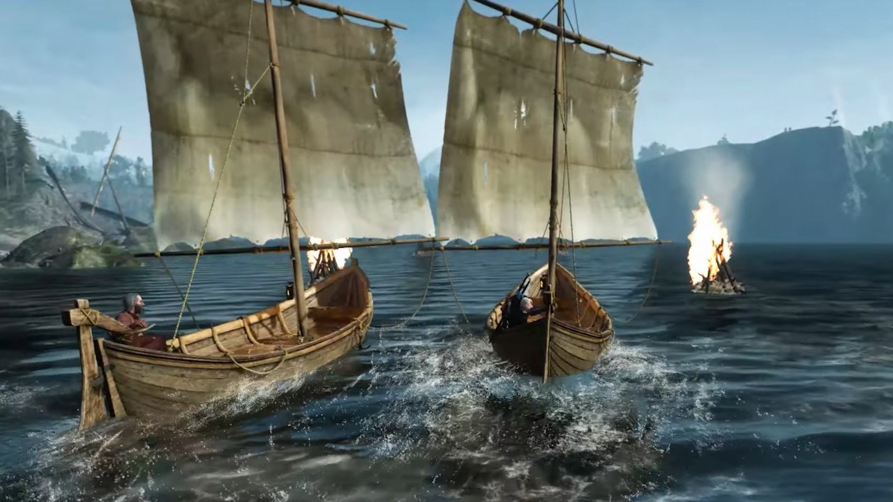 Fani przywrócili kolejną wyciętą zawartość z Wiedźmina 3: Dzikiego Gonu. Tym razem to wyścigi łódek, źródło grafiki: CD Projekt Red / MerseyRockoff.