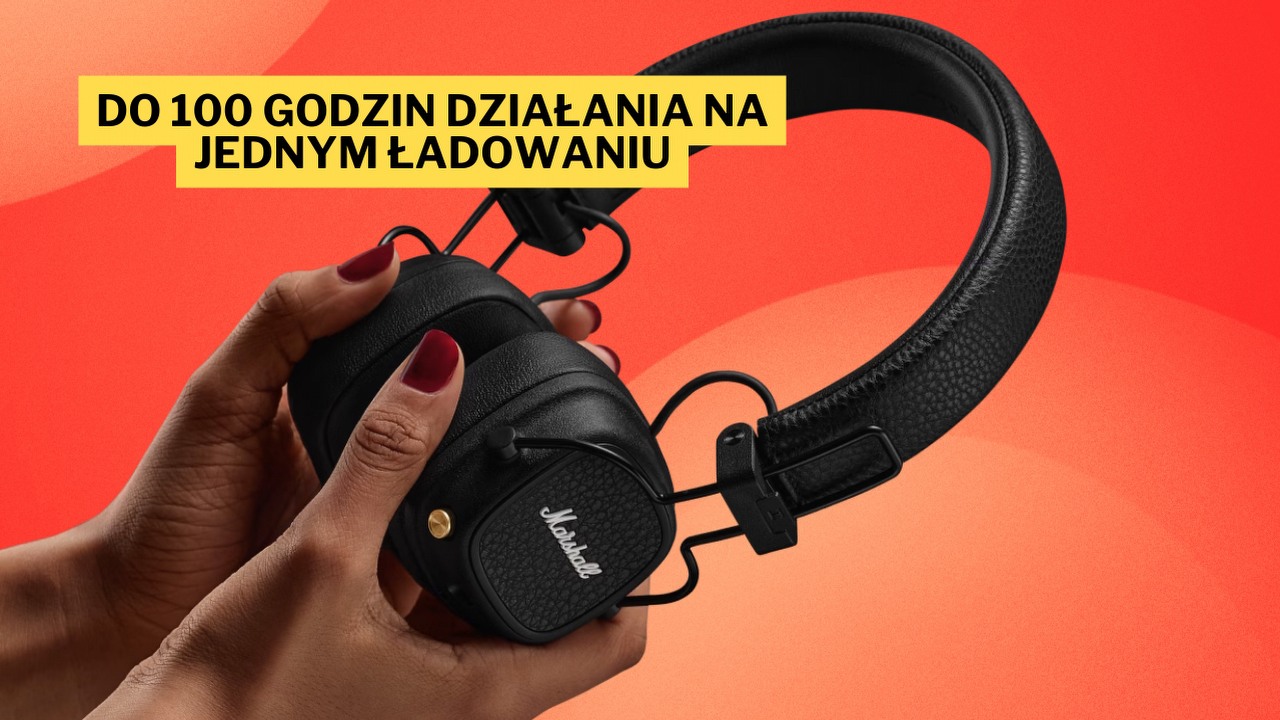 Świetna promocja Amazona na genialne słuchawki Marshall Major 5. Ten zestaw ma w rękawie asa, który daje mu przewagę nad Sony i JBL, źródło grafiki: Marshall.