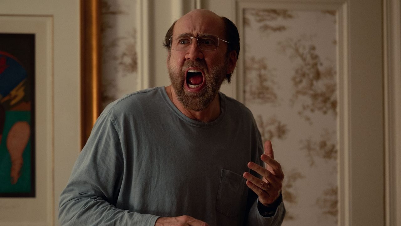 Nicolas Cage jest przerażony AI, ale musiał poddać się „skanowaniu”. „Nie chcę, by cokolwiek robiono z moją twarzą i ciałem, gdy umrę”, źródło grafiki: Dream Scenario, Kristoffer Borgli, A24, 2023.