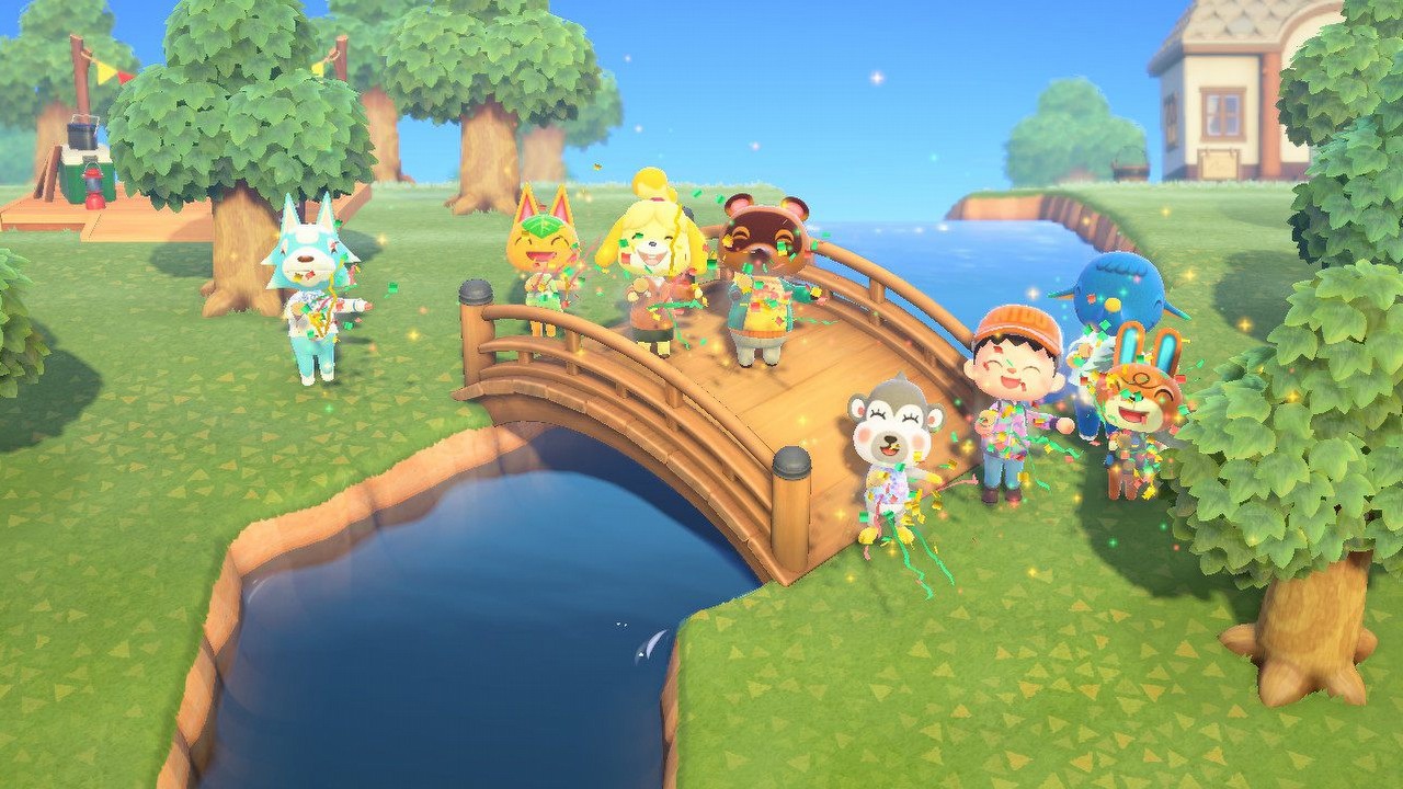 Mężczyzna stworzył dla swojej kochającej Animal Crossing żony stojak na Nintendo Switch, który wygląda jak wyspa z gry, źródło grafiki: Nintendo.