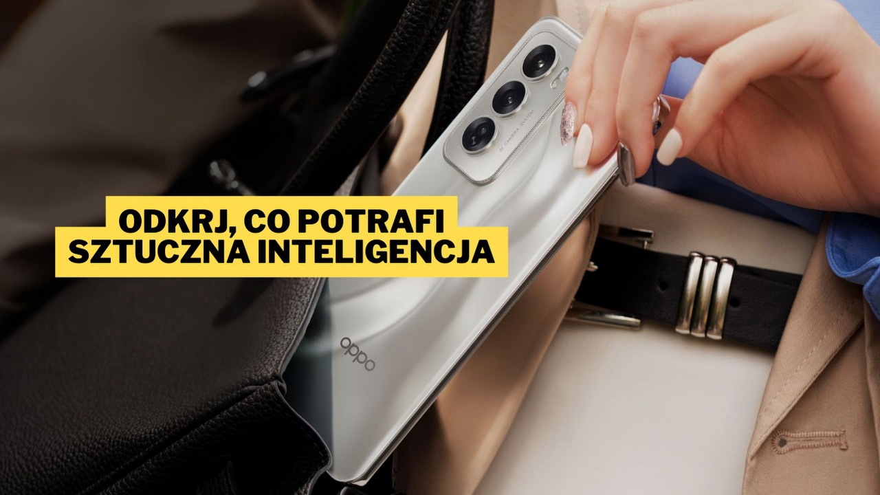 Sztuczna inteligencja za niewielkie pieniądze! Smartfon OPPO Reno12 z 12 GB RAM-u i ładowaniem 80 W to niespodziewany konkurent Samsunga w wyścigu o względy klientów, źródło grafiki: Oppo.