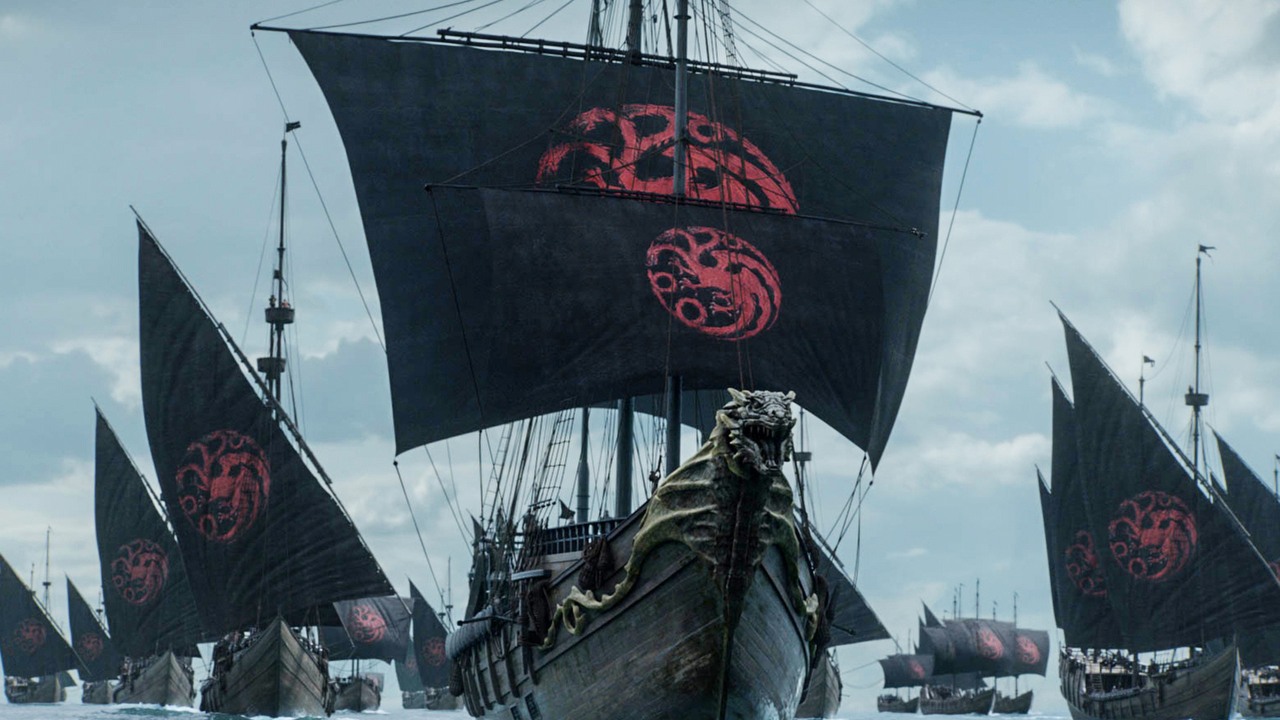 „Ktoś był niechlujny”. George R.R. Martin zwrócił uwagę na błąd obecny w Rodzie smoka i Grze o tron, źródło grafiki: Gra o tron, David Benioff i D.B. Weiss, HBO, 2011.