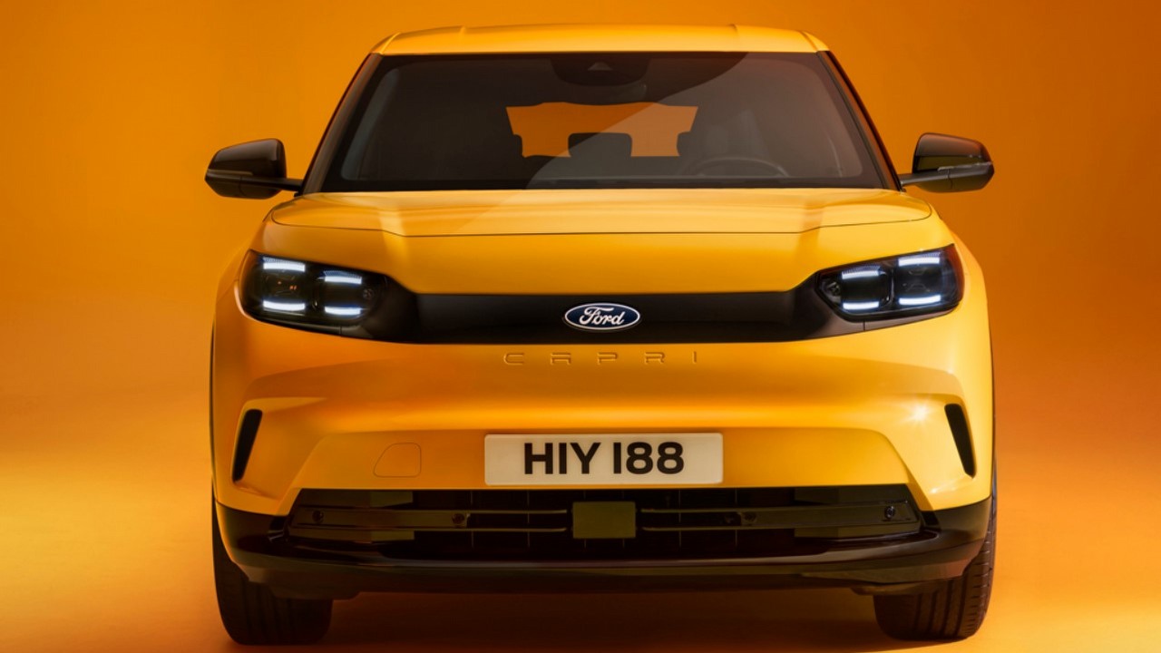 Kolejny kultowy samochód zamieniony w elektrycznego SUV-a. Nowy Ford Capri w niczym nie przypomina pierwowzoru, źródło grafiki: Ford.