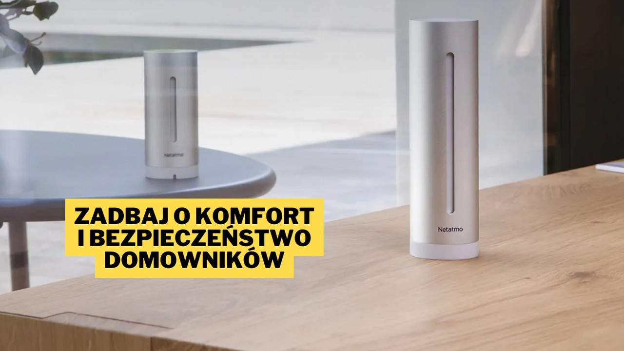 Ta inteligentna stacja pogodowa powinna być na wyposażeniu każdego domu. Współpracujący z asystentami Amazona, Google’a i Apple’a zestaw kontroluje warunki pogodowe, jakość powietrza i hałas, źródło grafiki: Netatmo.
