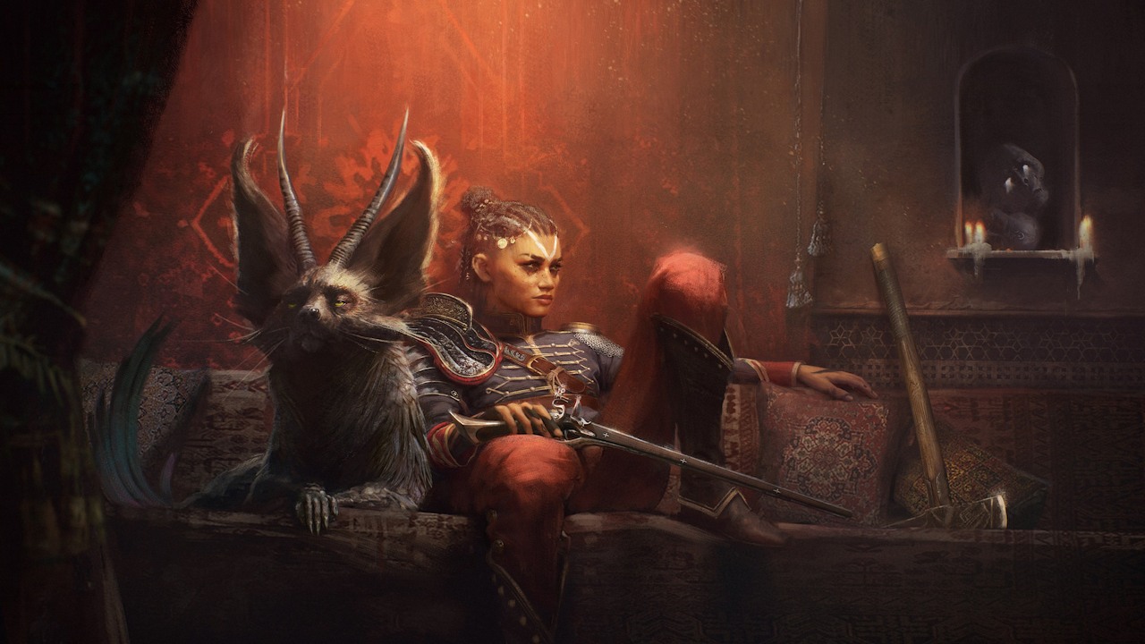 Z kurzu opadającego po premierze dodatku do Elden Ring wyłania się kolejny obiecujący soulslike fantasy. Nowy trailer przybliża fabułę Flintlock, źródło grafiki: Kepler Interactive..