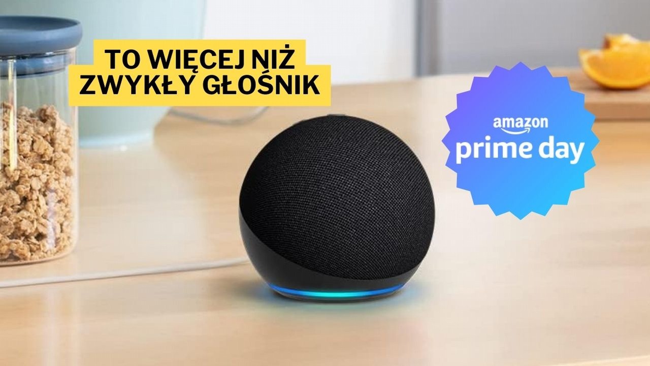 Z okazji Prime Day Amazon obniżył cenę swojego sprzętu do niespotykanego poziomu. Echo Dot 5 to głośnik, który wykracza daleko poza standard tego typu urządzeń, źródło grafiki: Materiały promocyjne; Amazon.pl.