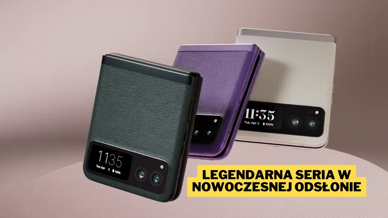 Motorola Razr 40 w promocji, na widok której zapragniesz ją mieć. Za te pieniądze nie znajdziesz lepszego składanego smartfona z ekranem 144 Hz, źródło grafiki: Motorola.