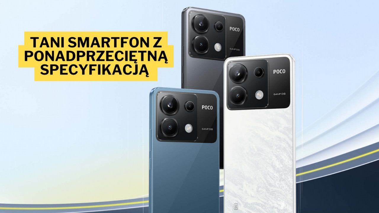Motorola i Samsung mogą tylko pozazdrościć, bo Xiaomi ma w swojej ofercie nowego króla opłacalności. Smartfon POCO X6 z wyświetlaczem AMOLED 120 Hz jest teraz w genialnej promocji na Amazonie, źródło grafiki: Xiaomi.