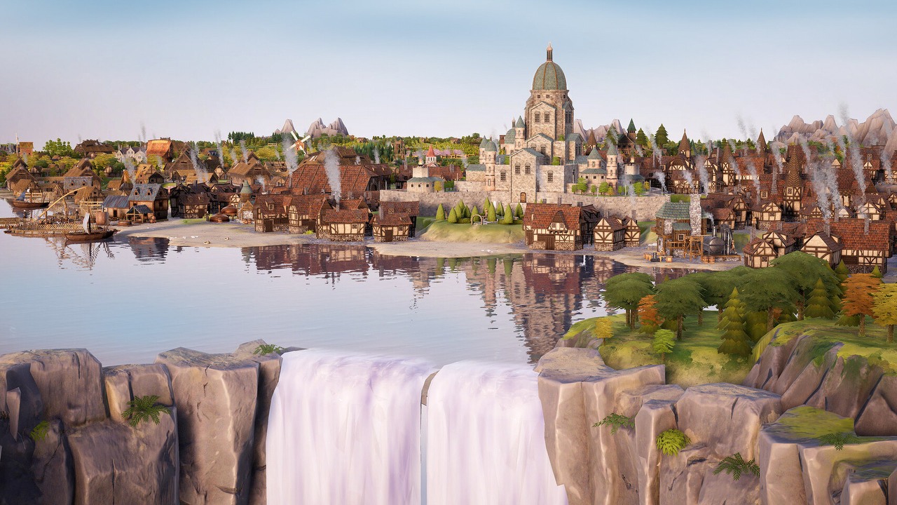 Strategia o budowaniu przepięknych królestw na pływających wyspach opuściła Steam Early Access. TerraScape ma dobre recenzje i kosztuje obecnie niecałe pięć dyszek, źródło grafiki: Bitfall Studios..