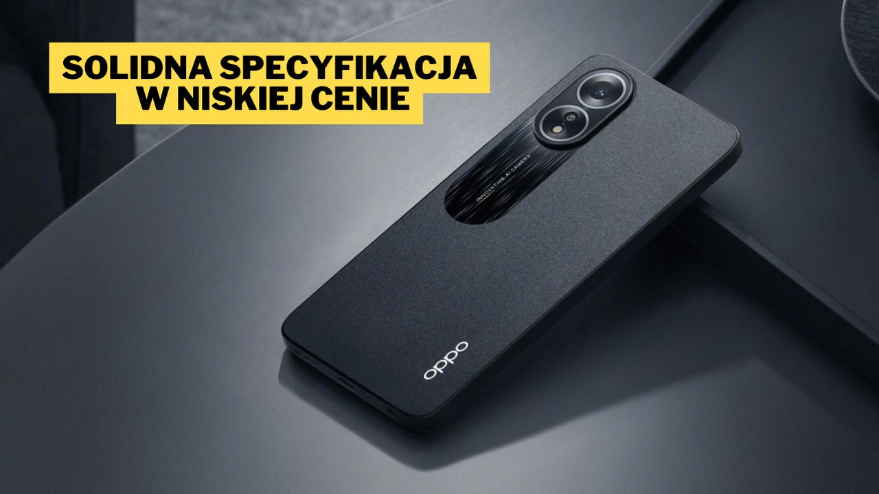 Jeśli miałbym teraz kupować smartfon swojemu dziecku, to tylko ten model. OPPO A38 to tani sprzęt, który ma wszystko, czego potrzeba niewymagającemu użytkownikowi, źródło grafiki: OPPO.