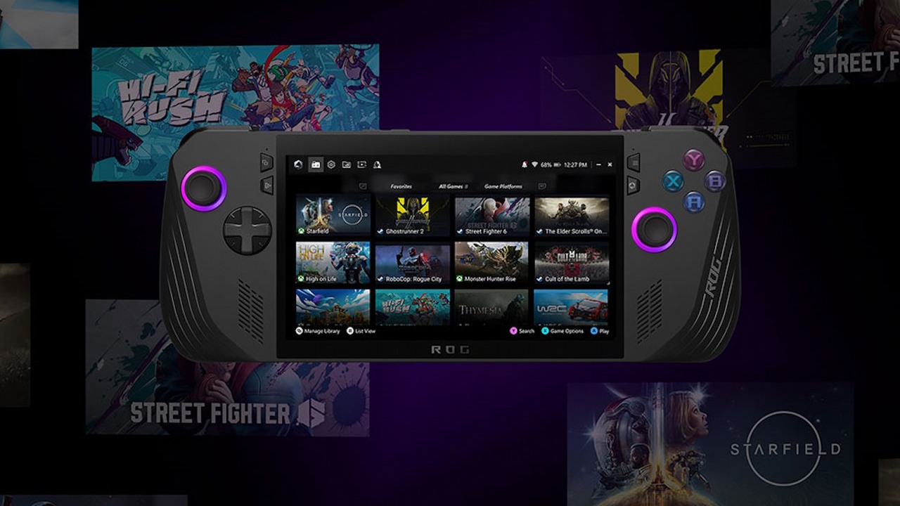 Dziś premiera ROG Ally X w Polsce. To nowa, potężniejsza wersja konsoli przenośnej, źródło grafiki: ASUS.