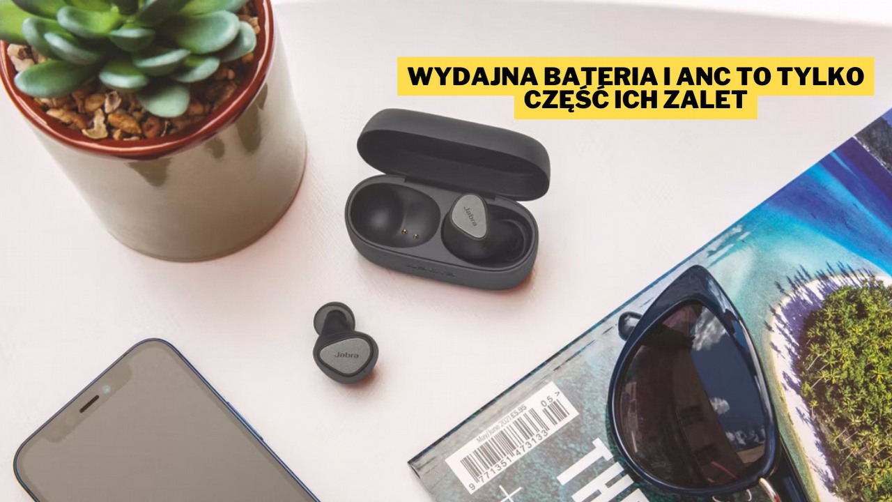 Słuchawki bezprzewodowe, w których zakochali się Polacy, są teraz w świetnej promocji. Wyposażone w ANC Jabra Elite 4 to godny konkurent Sony i JBL, źródło grafiki: Jabra.