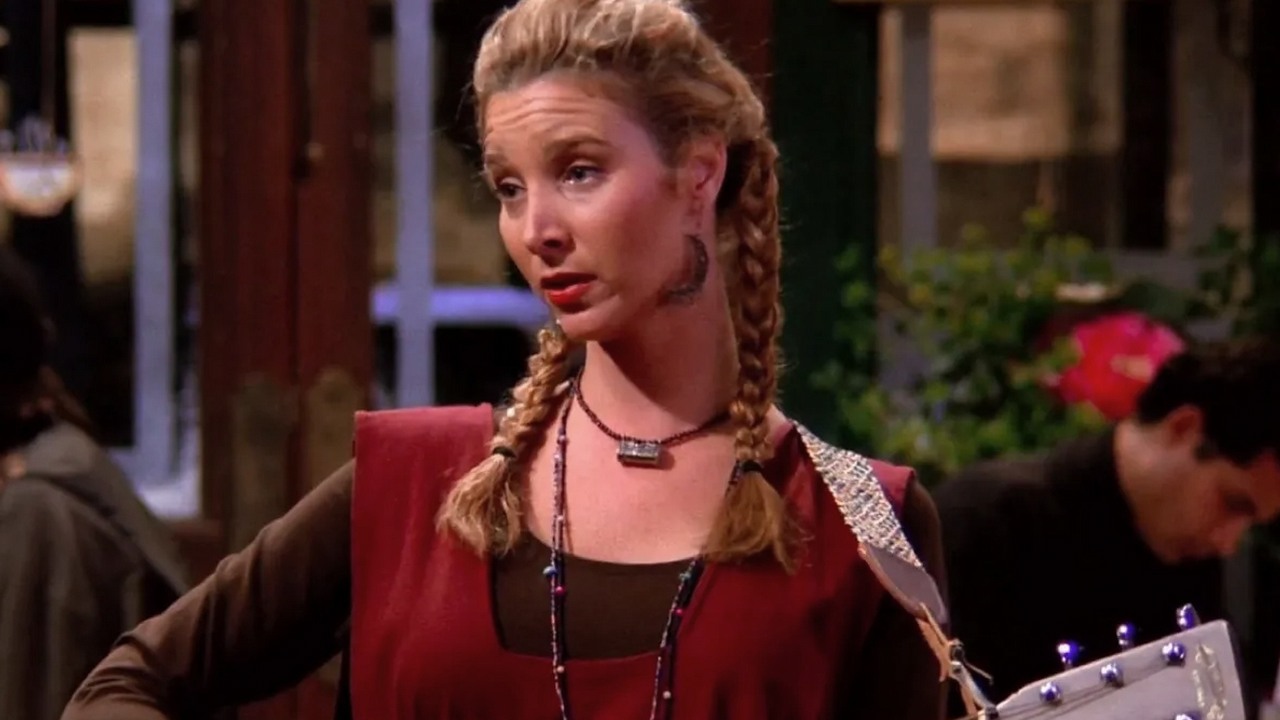 „To nie było aż tak zabawne”. Lisa Kudrow wyjaśniła, co „irytowało” ją najbardziej podczas kręcenia Przyjaciół, źródło grafiki: Friends, David Crane i Marta Kauffman, NBC, 1994.