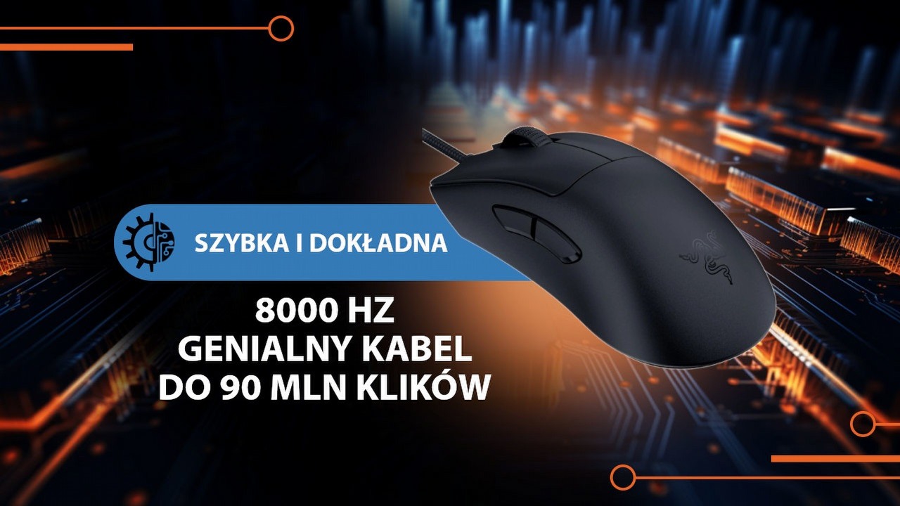 Ta mysz łączy w sobie precyzję, szybkość i niezawodność. Dodatkowo wersja z kablem daje odczucia jak bezprzewodowa.
