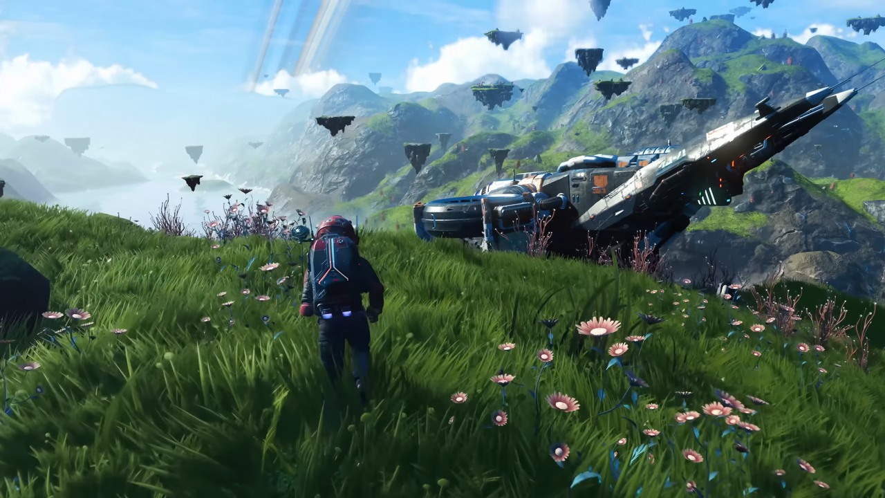 No Man's Sky z ogromną aktualizacją graficzną po 8 latach. Społeczność zachwycona nową jakością gry, źródło grafiki: No Man's Sky, Hello Games.