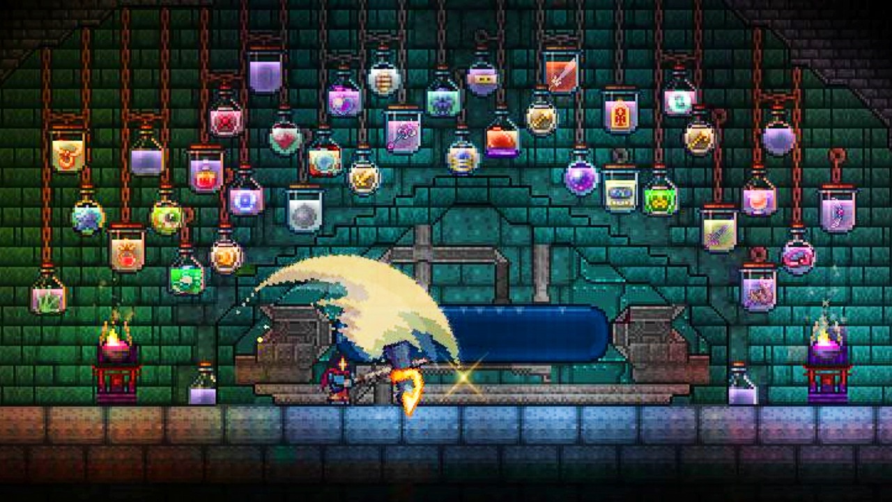 Terraria 1.4.5 jest coraz bliżej. Twórcy ujawnili kolejne nowości, w tym potężną broń i dodatkowe odgłosy dla protagonisty, źródło grafiki: Re-Logic..