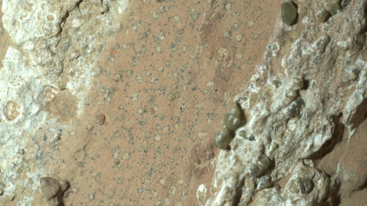 Łazik Perseverance mógł właśnie znaleźć dowody na to, że w przeszłości istniało życie na Marsie, źródło grafiki: NASA.