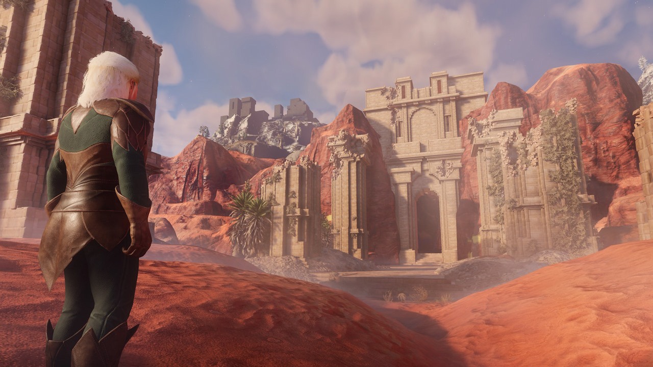 Trzecia duża aktualizacja do survivalowego RPG Enshrouded pozwala uczynić przetrwanie diablo trudnym lub bajecznie łatwym, źródło grafiki: Keen Games.