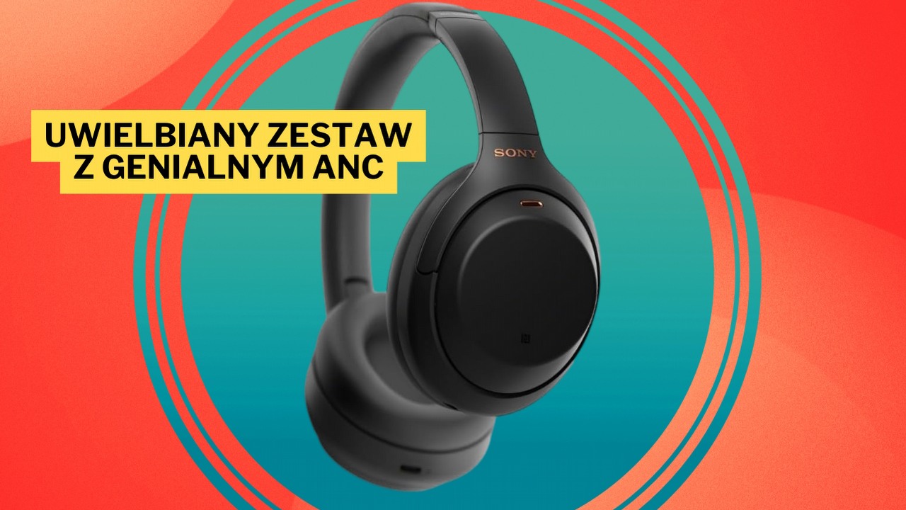 Gdybym miała wskazać słuchawki z najlepszym ANC, bez wahania wybrałabym ten model. Sony WH-1000XM4 to wzór, jeśli chodzi o redukcję hałasu, źródło grafiki: Sony.