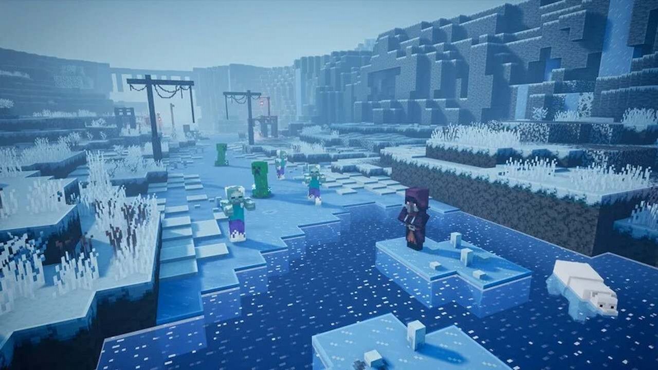 Zima w Minecraft: Dungeons - trzyminutowy gameplay z nowego DLC.