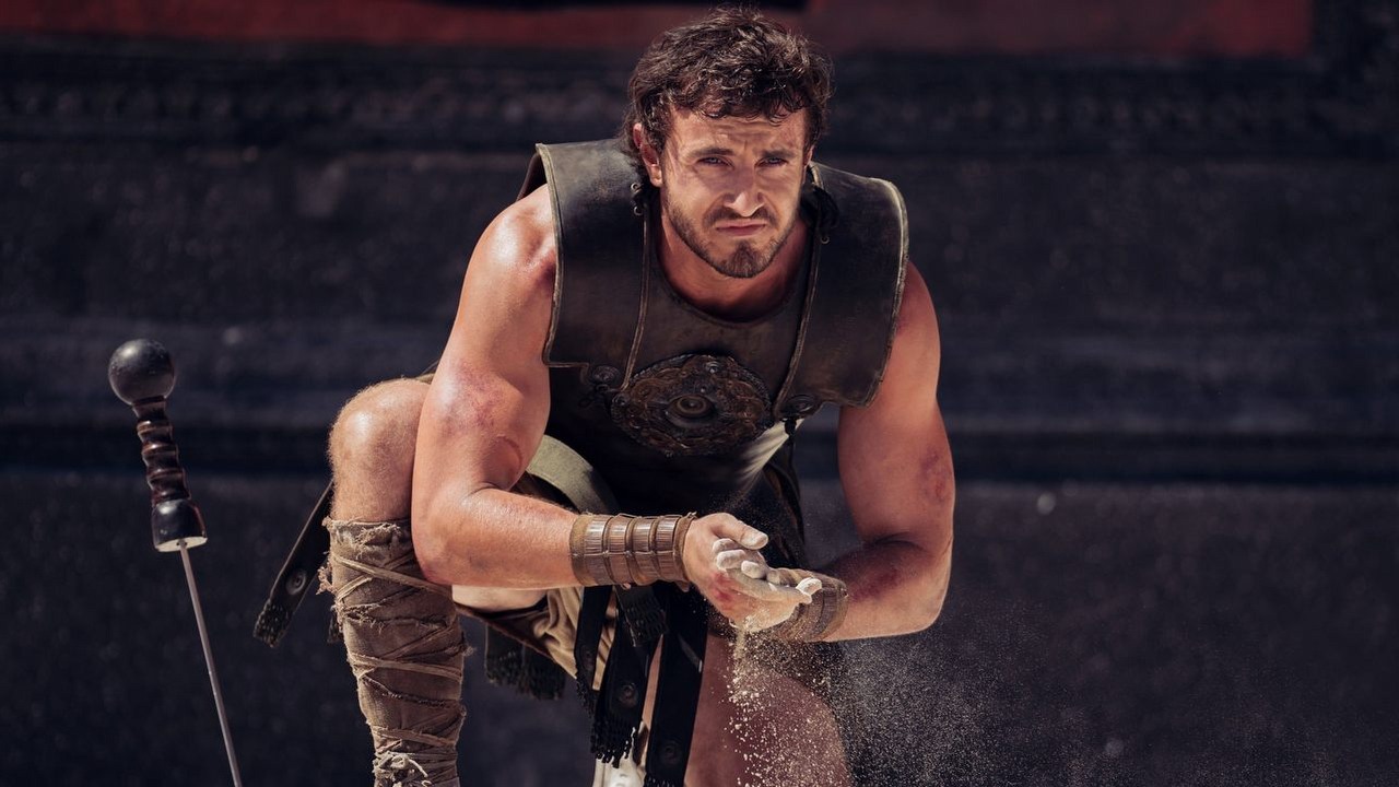 Gladiator 2 ponoć przewyższa oryginał i Napoleona w pierwszych minutach. „Największa sekwencja akcji, jaką kiedykolwiek nakręciłem”, źródło grafiki: Gladiator II, Ridley Scott, Paramount Pictures, 2024.