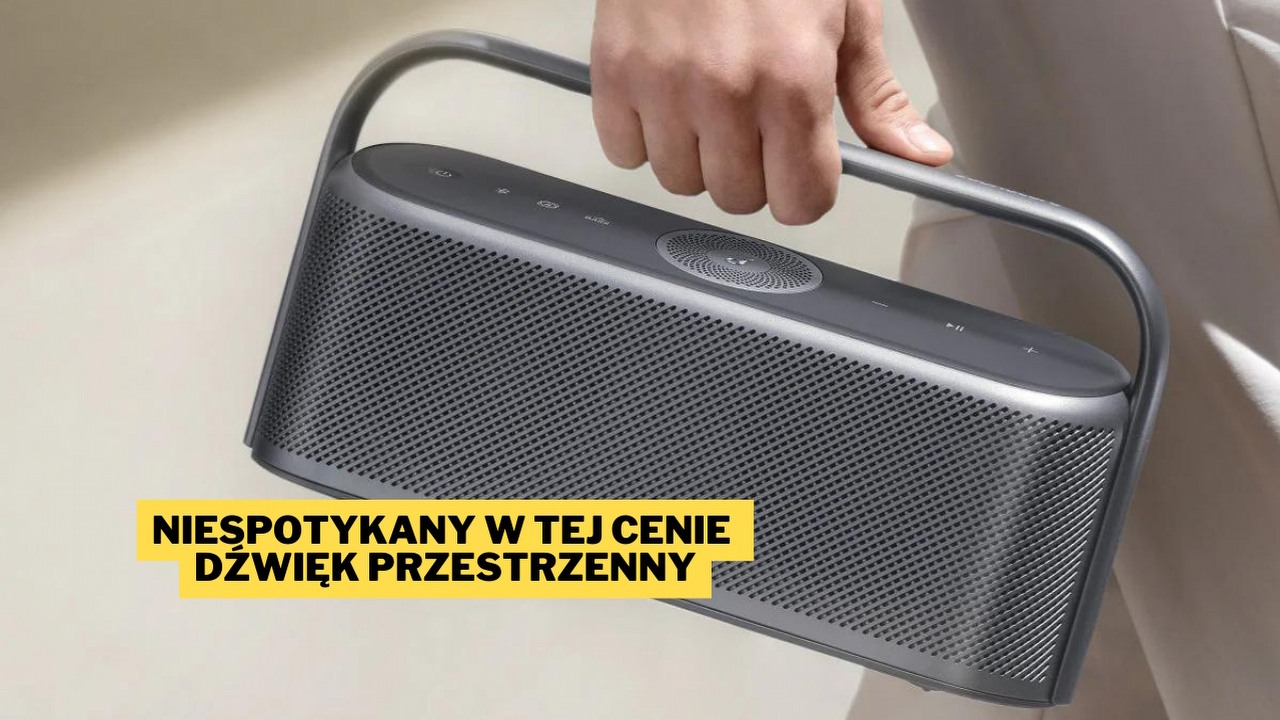 Polski sklep do niespotykanego poziomu obniżył cenę głośnika Bluetooth, który zadziwił nawet recenzentów! Takiej promocji na Soundcore Motion X600 nie miał nawet Amazon, źródło grafiki: Soundcore.
