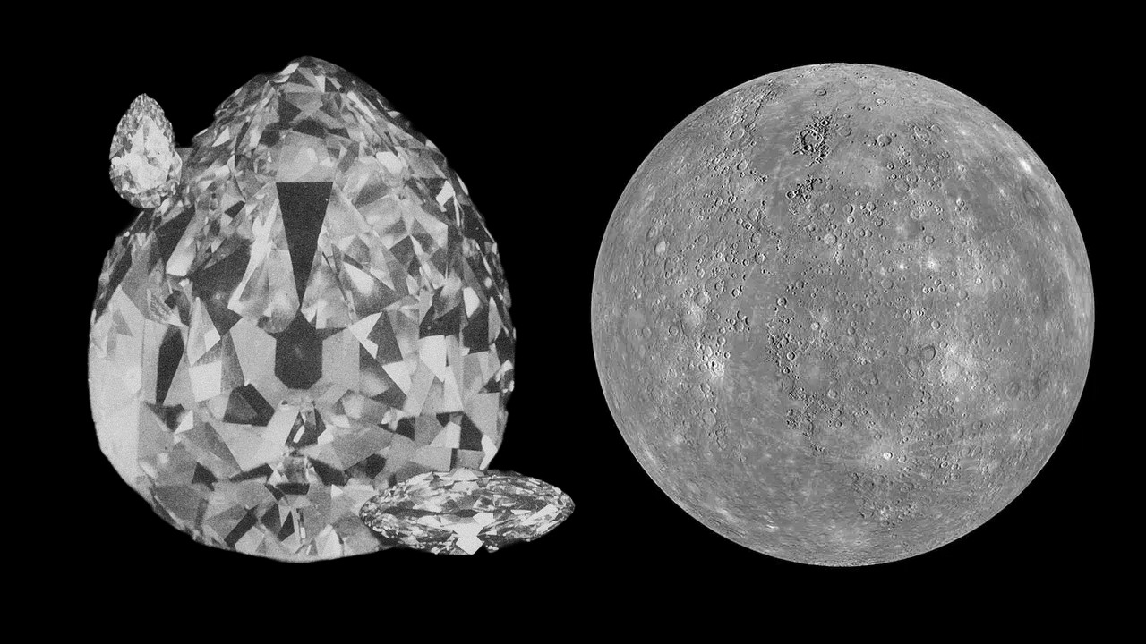 Według naukowców Merkury może być pokryty ogromną warstwą diamentów, źródło grafiki: NASA; Amsterdam City Archives | Unsplash.
