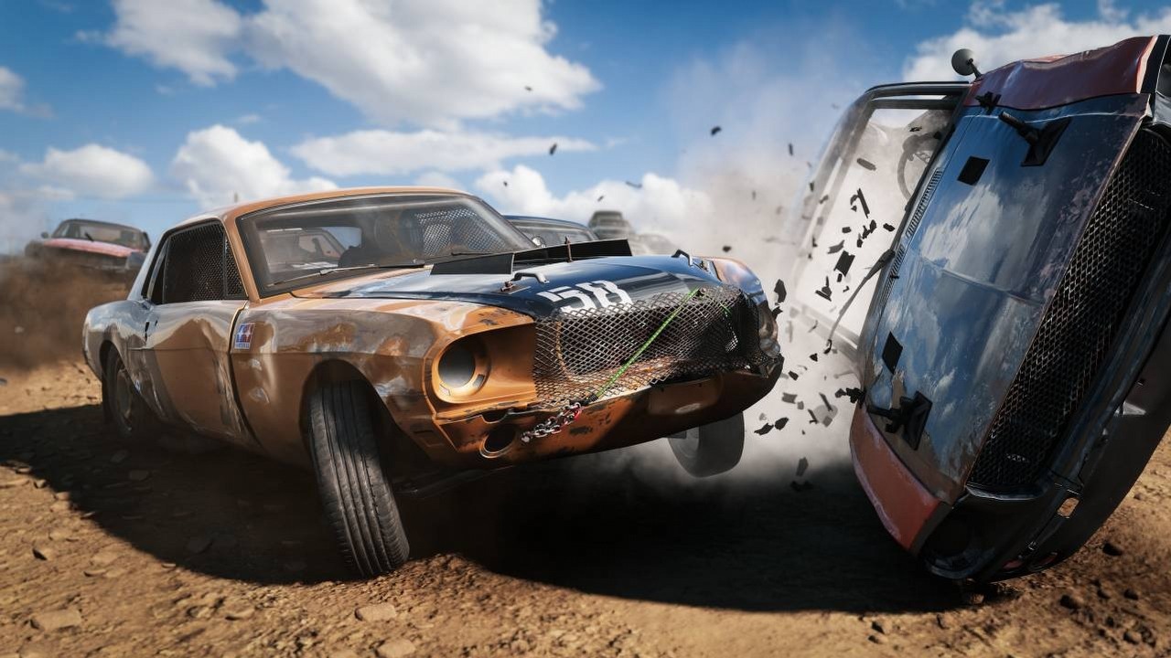 Spadkobierca serii FlatOut z fantastyczną destrukcją doczeka się kontynuacji. Zobacz zwiastun Wreckfest 2, źródło grafiki: Bugbear Entertainment / THQ Nordic..