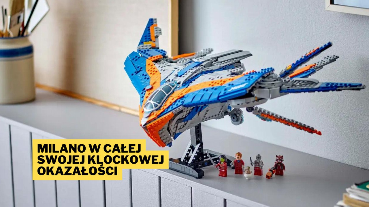 Dopiero zadebiutował i już jest w promocji! LEGO Milano to zestaw, na który fani Strażników Galaktyki czekali jak na Gwiazdkę. Wiem, bo jestem jednym z nich, źródło grafiki: Materiały promocyjne, LEGO.pl.