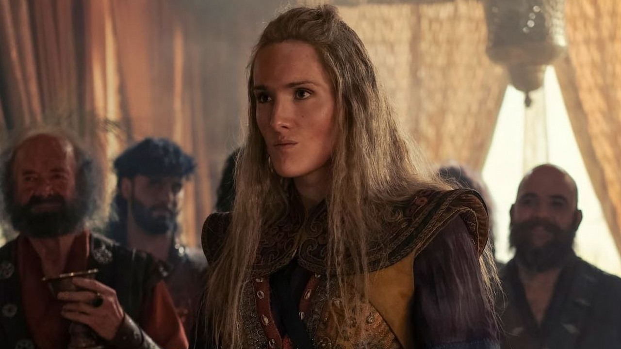 Kim jest Sharako Lohar z Rodu smoka? Abigail Thorn wciela się w ważną dla fabuły postać, źródło grafiki: Ród smoka, Ryan Condal, HBO, 2024.