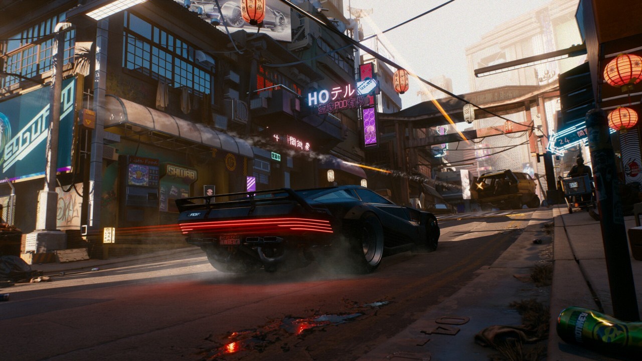 Nowa technologia upscalingu Microsoftu sprawdzona przez ekspertów Digital Foundry. Auto SR to nie DLSS lub FSR, ale spełnia swoje zadanie, źródło grafiki: Cyberpunk 2077; CD Projekt RED; 2020.